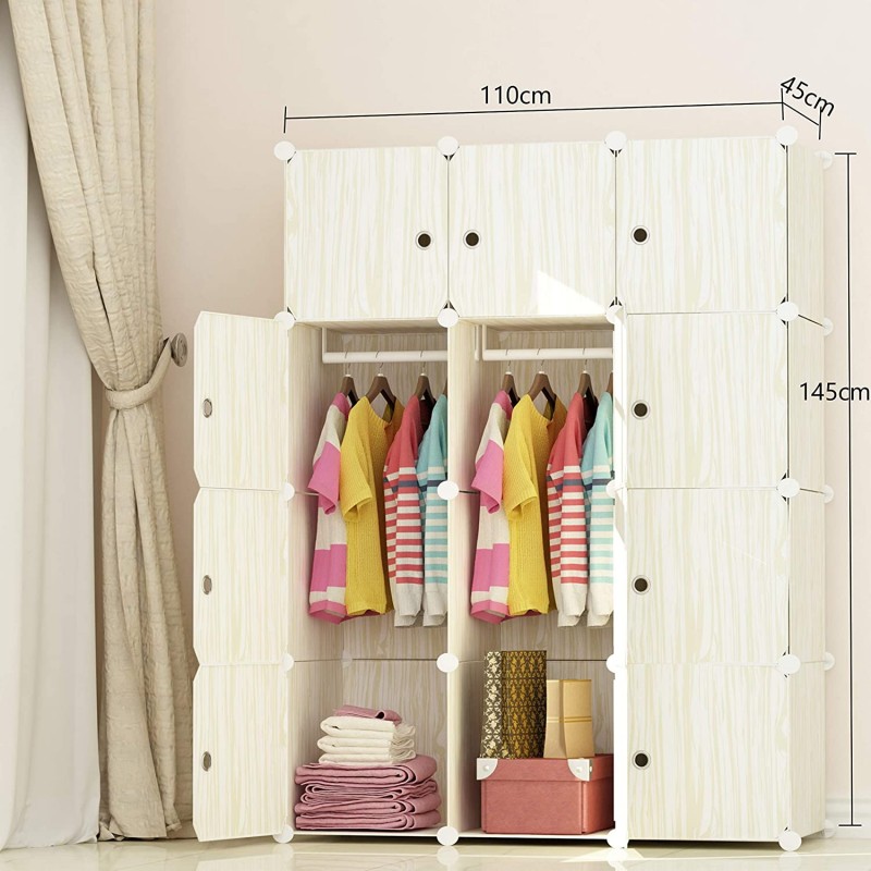 Portable Wardrobe Closet for Hanging Clothes